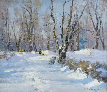 «Парк зимой», 1958