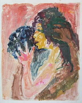 "Женщина с цветами", 1970-е