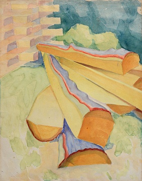 «Колоды», этюд к работе «Пиляры», 1927