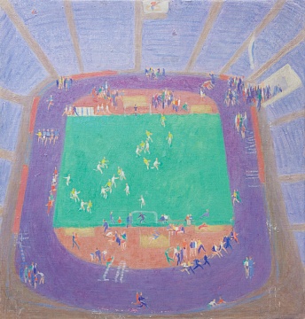 «На стадионе Динамо. День тренировок», 1964