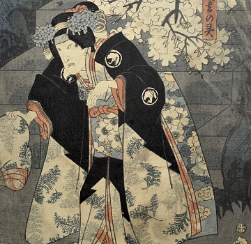 «Актер театра кабуки», 1855