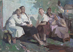 «Лунно-звездно» (эскиз картины), 1950-е гг.