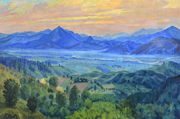 «Долина реки (Хустская долина)», 1961