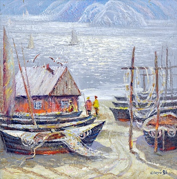 «Рыбацкие лодки», 1986