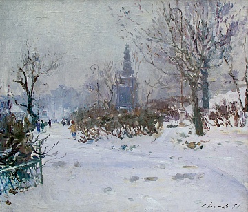 "Владимирская горка зимой", 1957