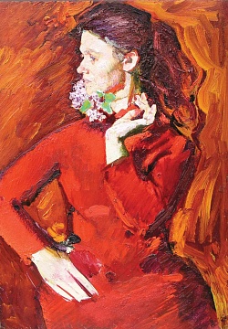 "Портрет женщины в красном", 1970-е