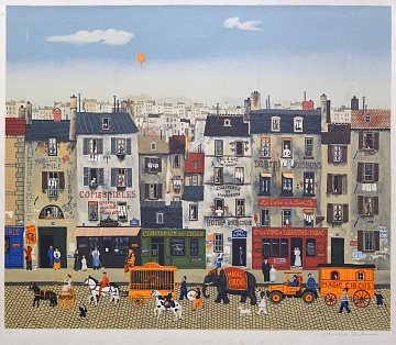 «Цирк. Французская уличная сцена», 1970-е