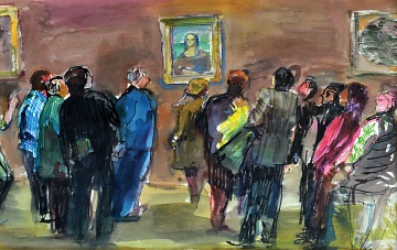 «В Лувре», 1976