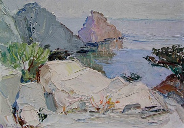 "Белые скалы в Симеизе", 1970-е