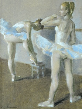 «Балерины перед спектаклем», 1983