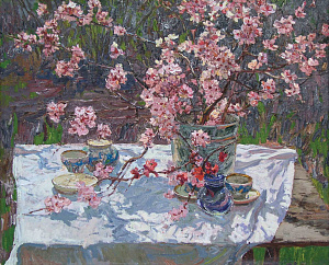  — "Ветка миндаля", 1988