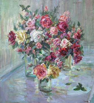 «Натюрморт с розами», 1949