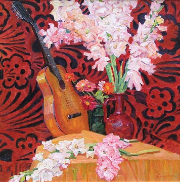 «Натюрморт с гитарой», 1995