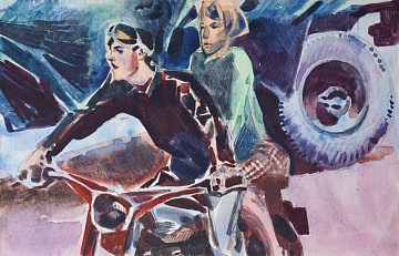 «На мотоцикле», 1970-е