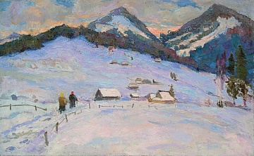 "Зимний пейзаж", 1960-е