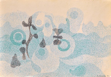 «Голубая абстракция», 1974