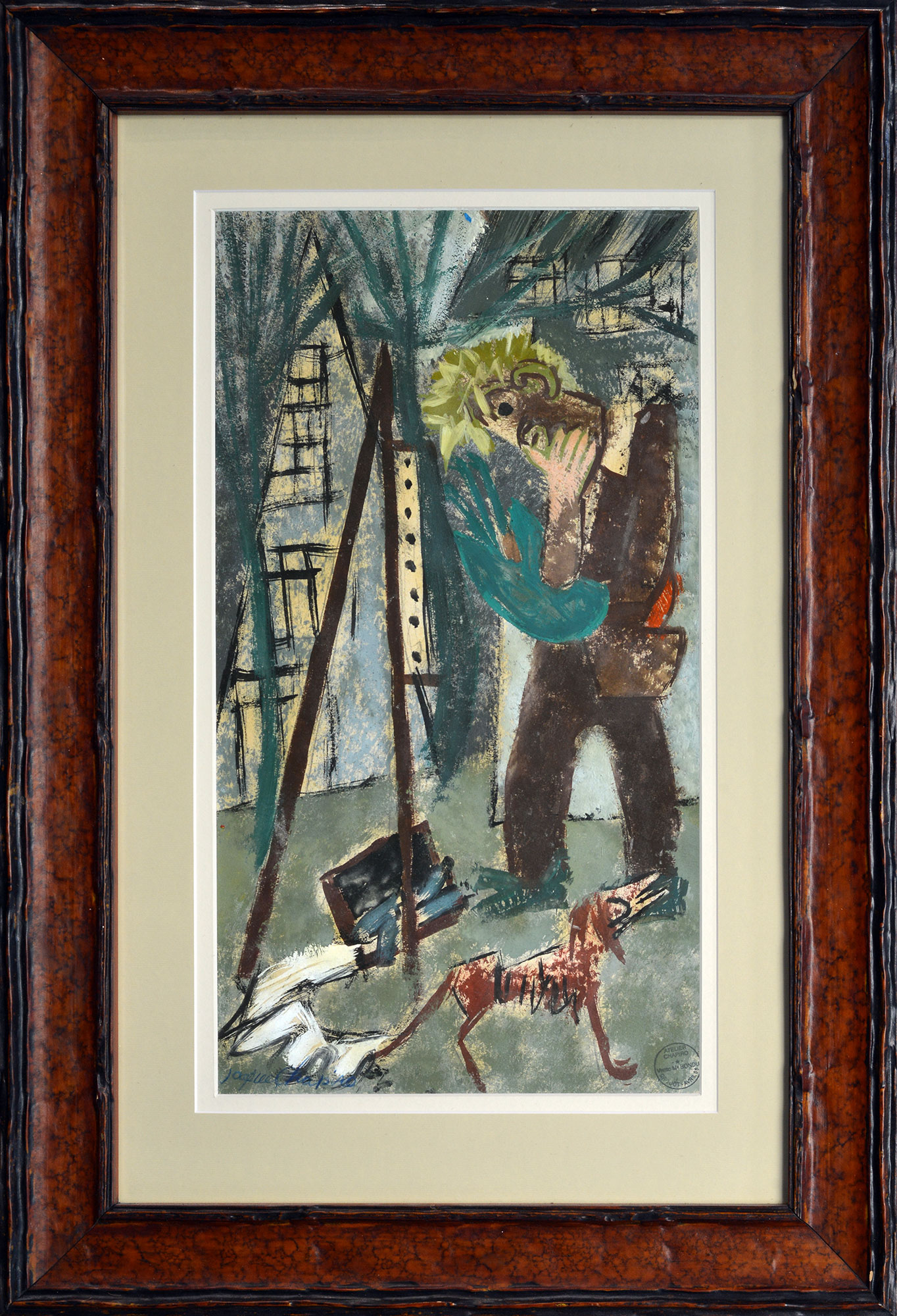 «В ателье художника», 1950-е - 2