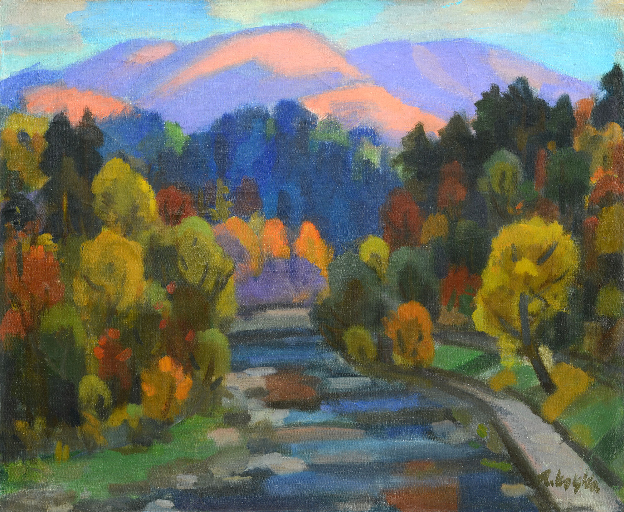  — "Осень над рекой Уж", 1977