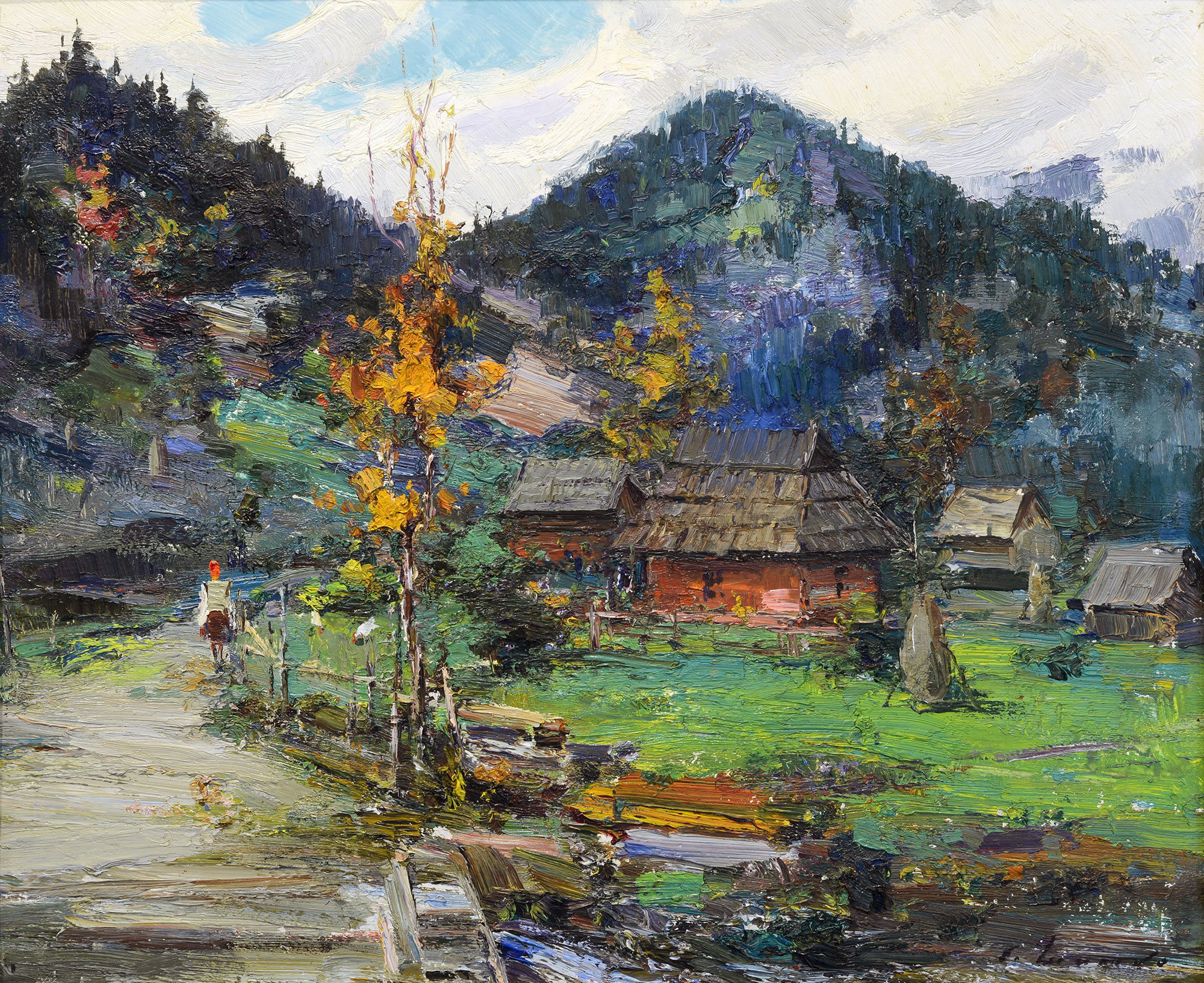  — «Карпатский пейзаж», 1956