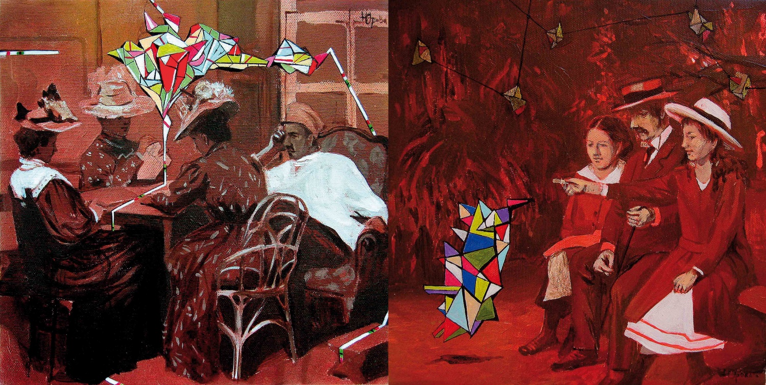 Парные работы «Семья и образ», «Рахманинов в имении Игнатов», 2011