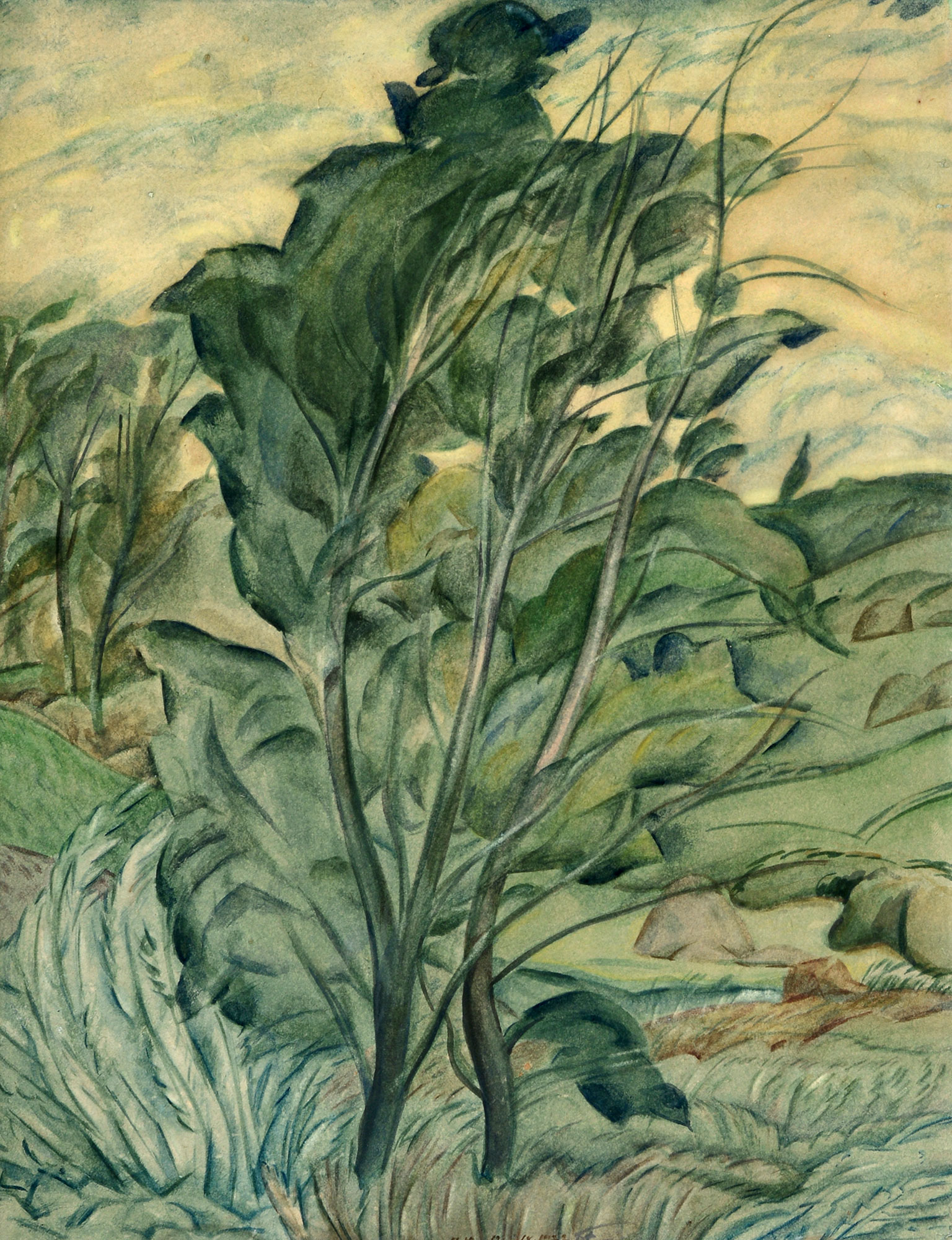  — «Ива, стог», 1922