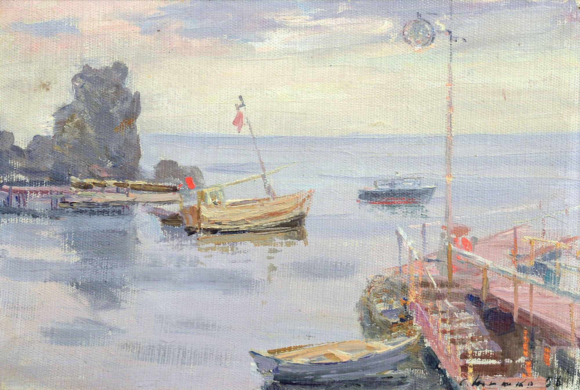  — «Причал в Гурзуфе», 1956