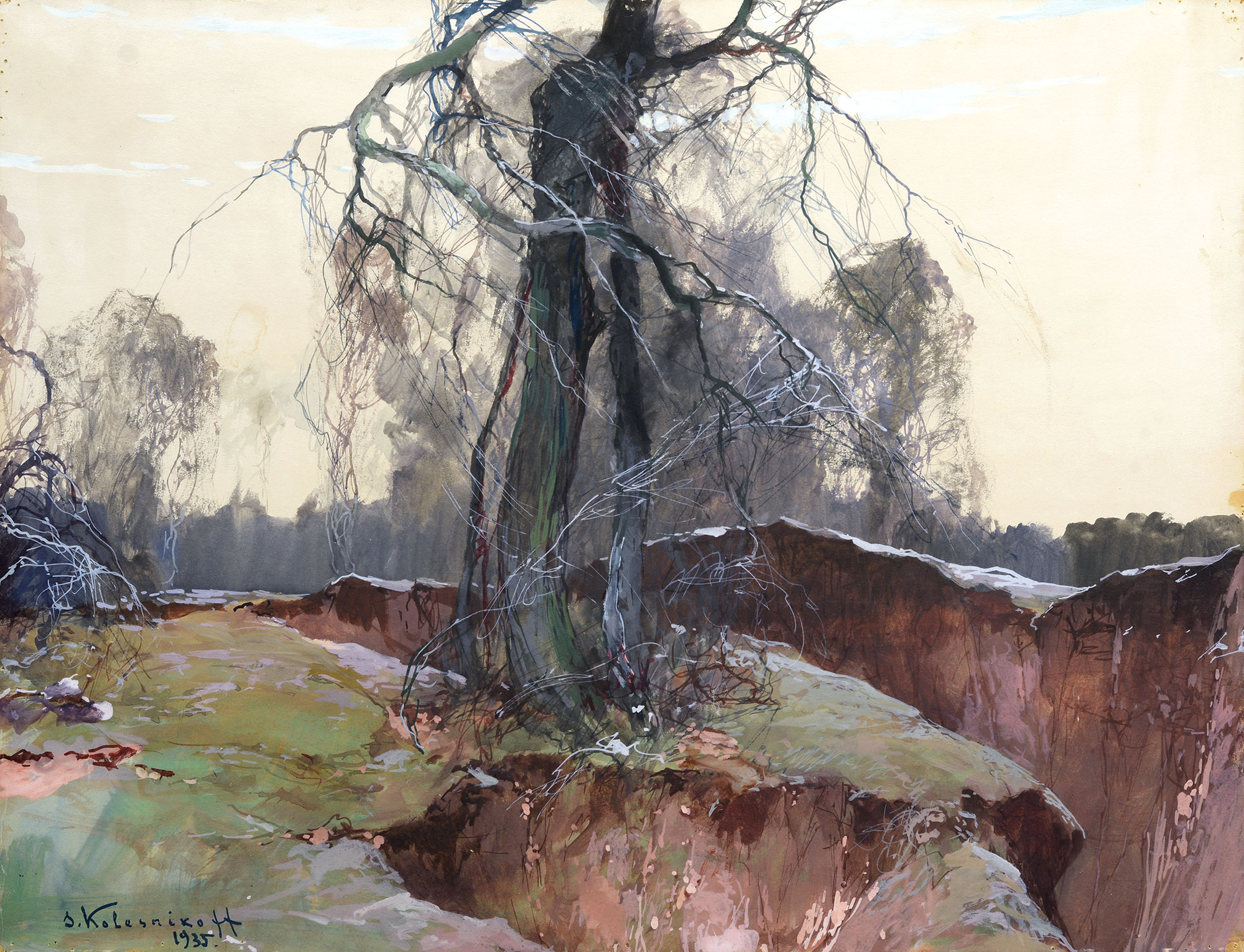  — «Зимний пейзаж», 1935