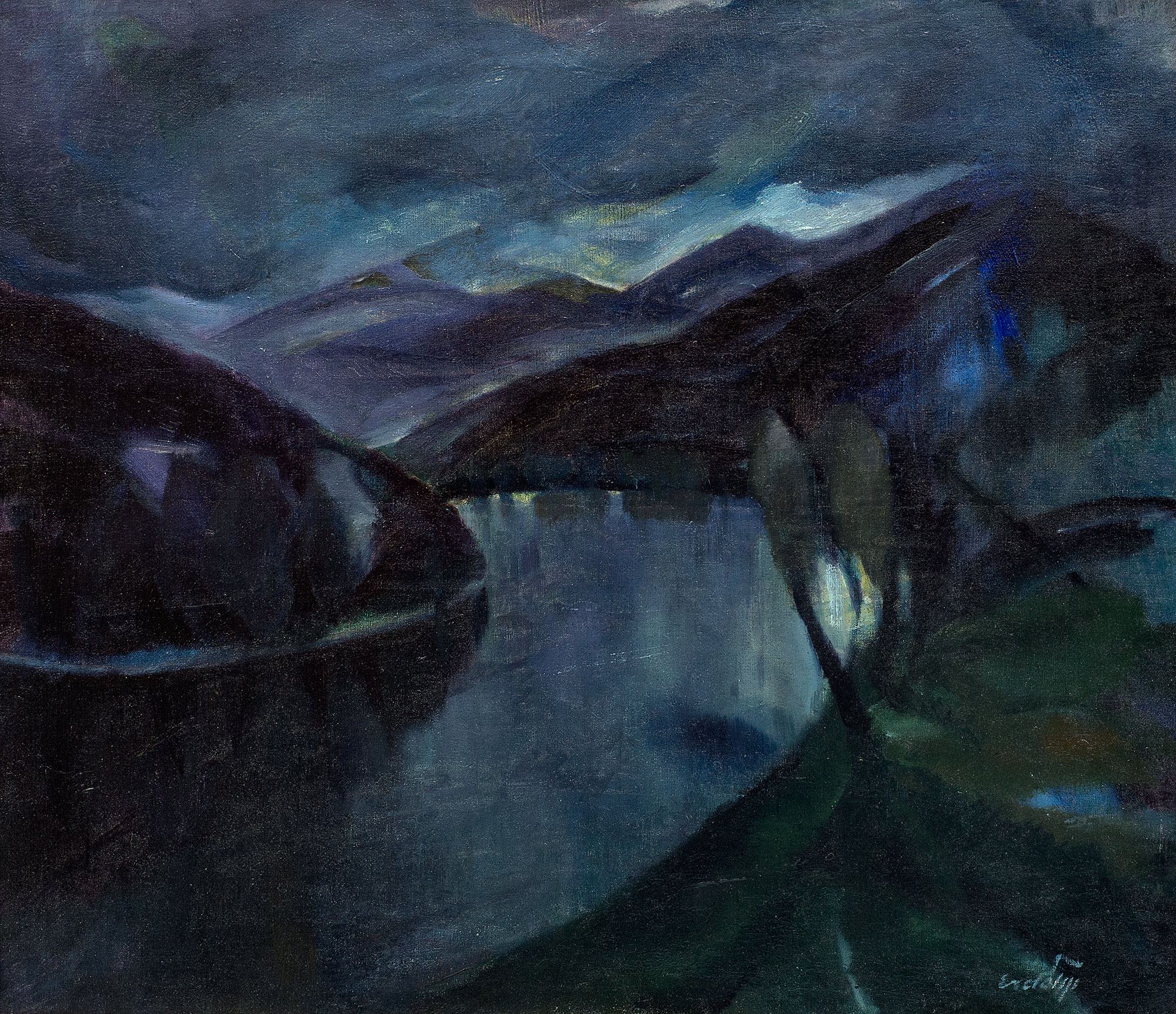 «Ночной пейзаж», 1930-е