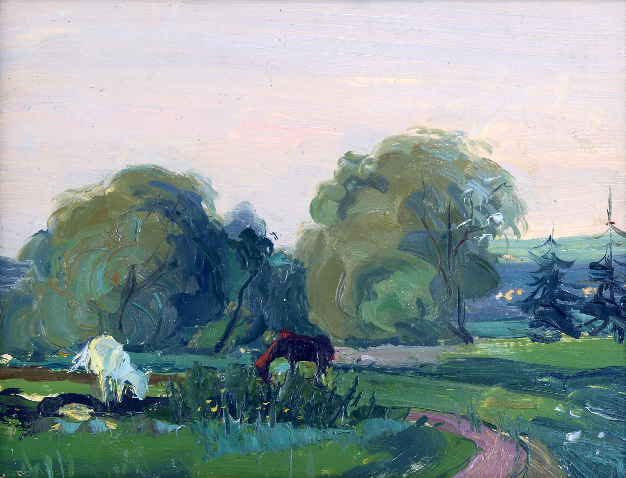 «Лошади на лугу»