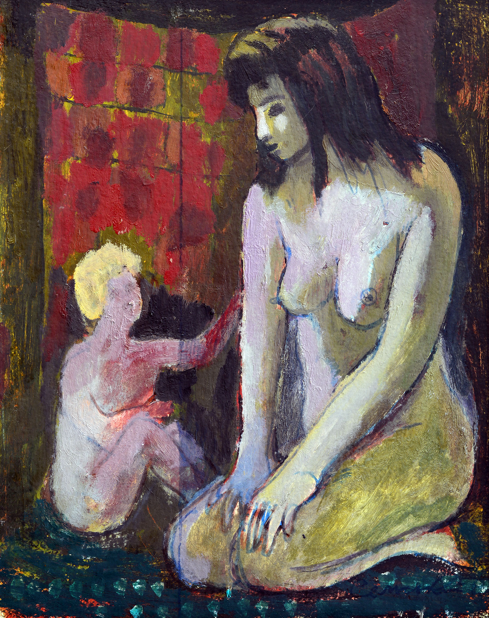  — «Женщина на коленях», 1976