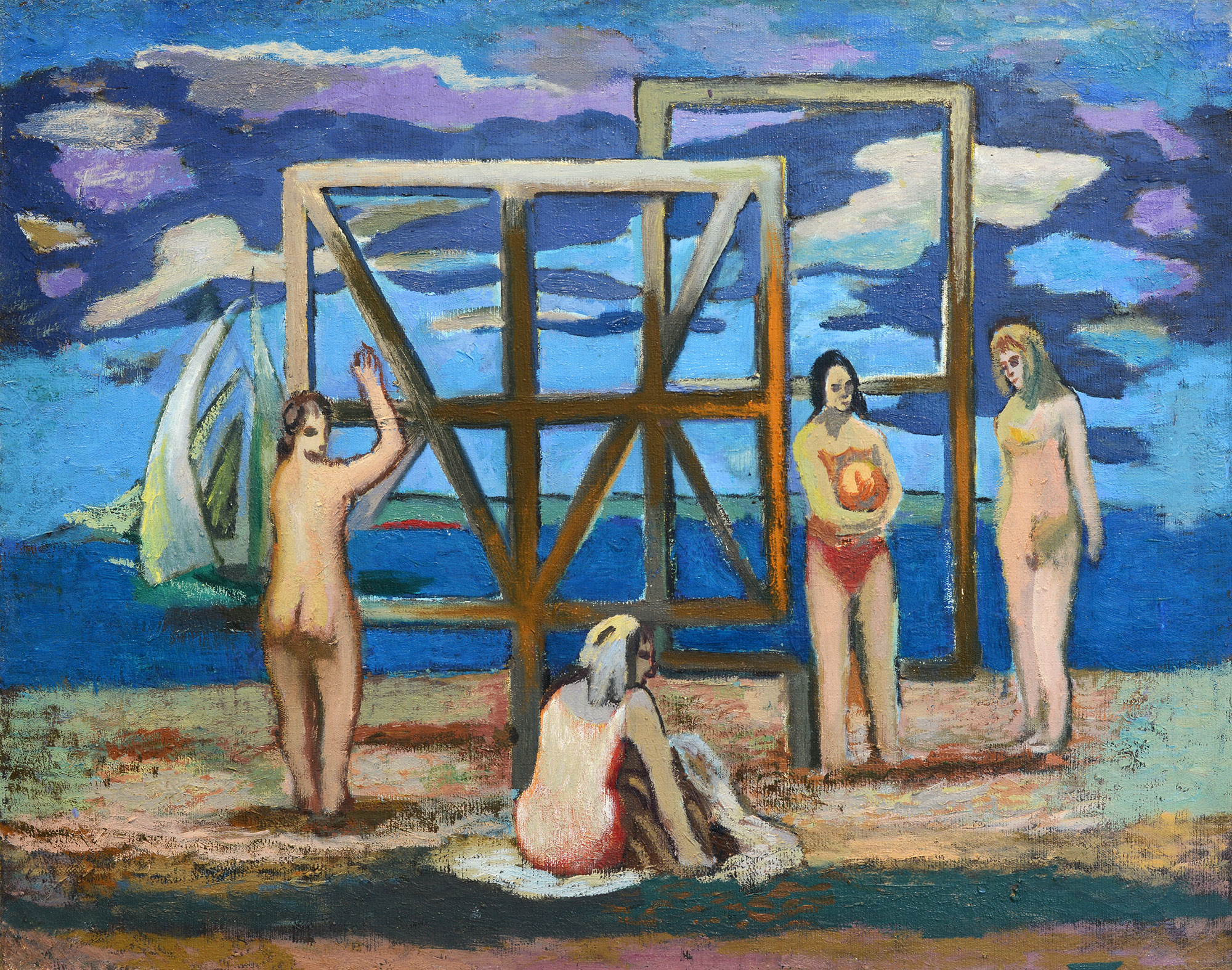  — «Пляжные конструкции и девушки», 1970-е