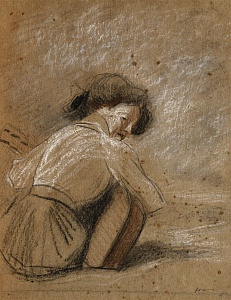 «Женщина играющая на гитаре», около 1910-1920 гг.