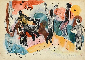  — «Играют в футбол», 1930
