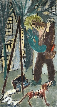 «В ателье художника», 1950-е