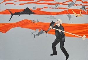 «Эрнест Хемингуэй пишет повесть "Старик и море"», 2015