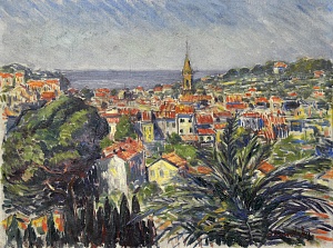 «Пейзаж с французской Ривьерой», 1930-е