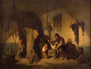 «Жанровая сцена», I пол. XIX в.