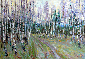  — «Цветущий березняк», 1960-е