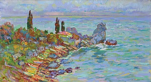 «Гурзуф. Рыбацкая пристань», 1985