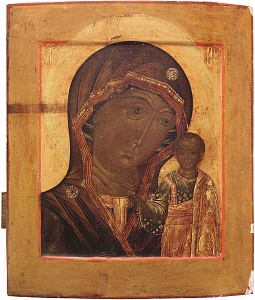 Богородица Казанская. Москва. Первая половина 18 в.