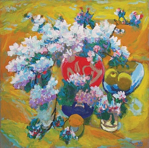  — "Цветы на желтом", 2008