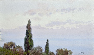 «Этюд (Закат в Крыму)», 1912