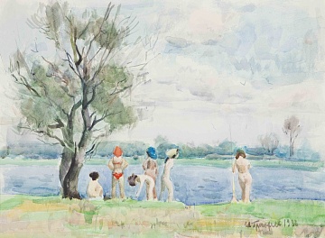 «Девушки на берегу реки», 1985