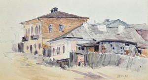 «Бердичев. Улица», 1911