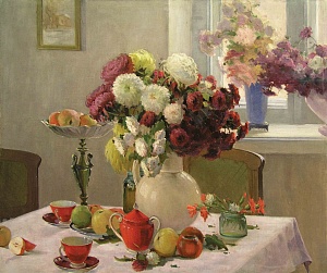 «Натюрморт в интерьере», 1960-е