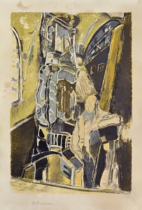 «Раввин у храма», 1940-е