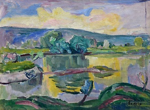  — «Пейзаж с рекой», 1930-е