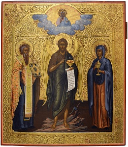 Избранные святые (священномученик Антипа, Иоанн Предтеча и Святая равнопрестольная Мария Магдалина)
