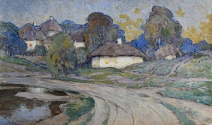«Село вечером», 1911