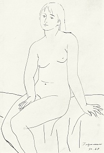 «Обнаженная», 1969